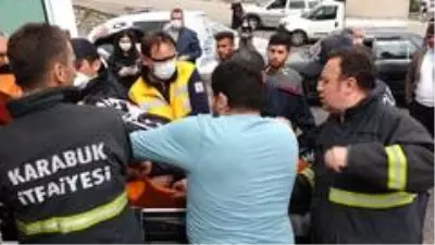 İntihara kalkışan kadını itfaiye ekipleri balkondan girerek kurtardı