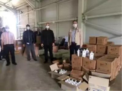 Sancaktepe'den Düzce'ye dezenfektan desteği