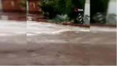 Tarım ürünlerini bu kez de dolu ve sağanak vurdu