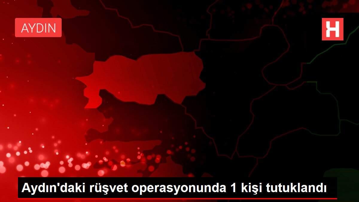 Aydın'daki rüşvet operasyonunda 1 kişi tutuklandı