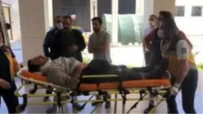 İşçiler silo ile birlikte yere çakıldı İşçiler silo ile birlikte yere çakıldı