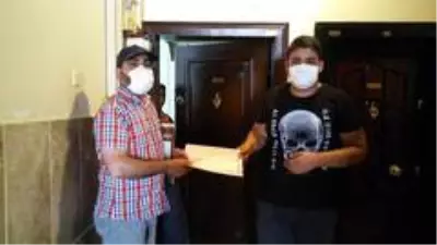 LGS'ye girecek öğrencilere maske ve deneme sınavı dağıtıldı