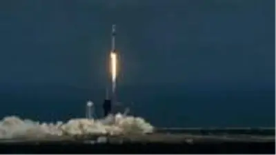 Son Dakika: SpaceX’in ilk insanlı uzay mekiği Dragon fırlatıldı