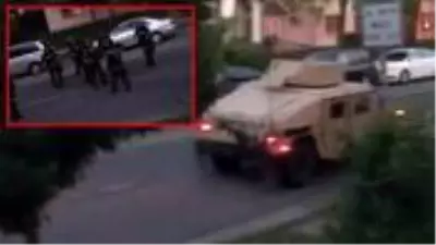 ABD’de polis ve ordu, evlerinden çıkan protestocuları boya kapsülleriyle vuruyor