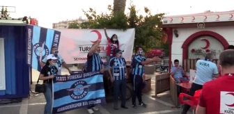 Adana Demirspor taraftarlarından Türk Kızılay'a kan bağışı