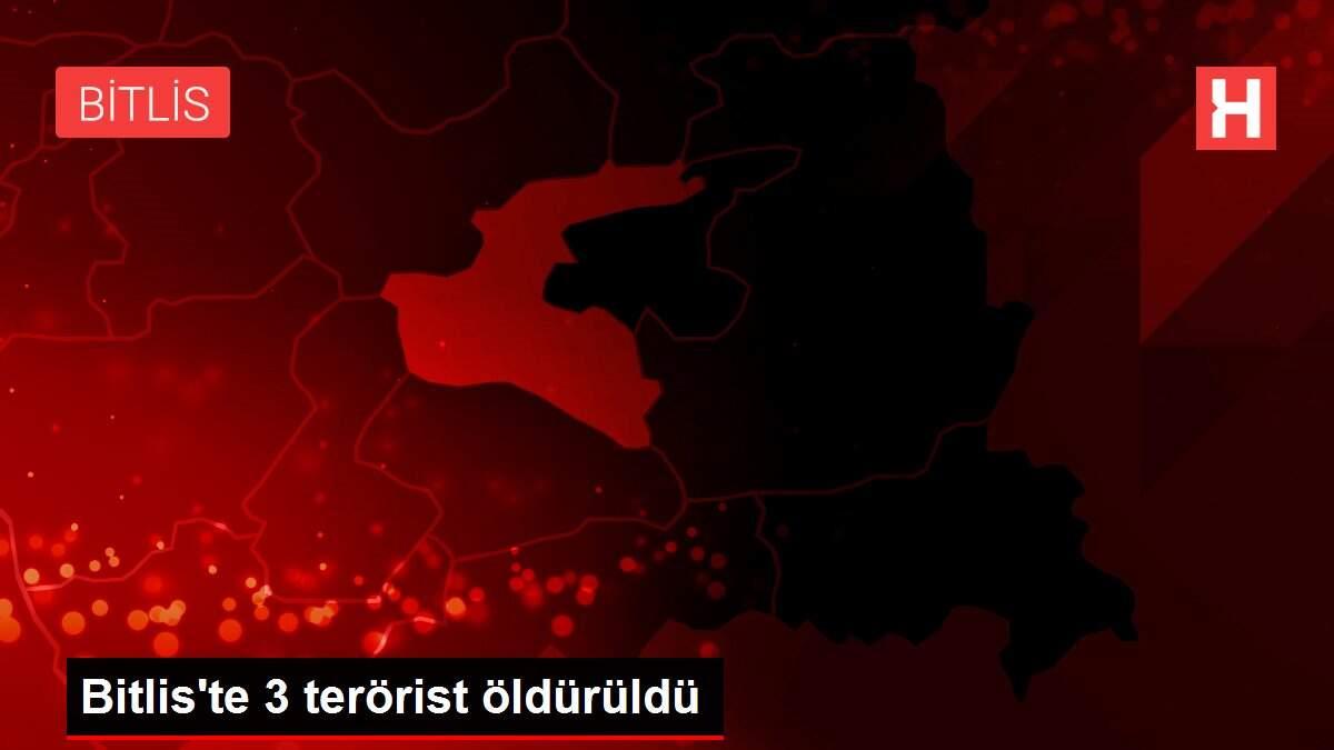 Bitlis'te 3 terörist öldürüldü Bitlis'te 3 terörist öldürüldü