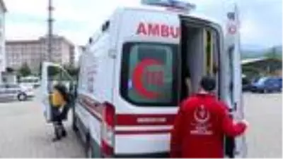 Doğum yapan kadın ambulans helikopterle Ankara'ya sevk edildi Doğum yapan kadın ambulans helikopterle Ankara'ya sevk edildi