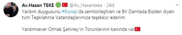 AK Parti Şahinbey İlçe Başkanlığı, Kızılay'a 300 ünite kan bağışladı