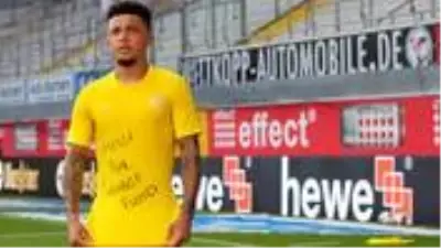 Bundesliga tarihine geçen Jadon Sancho, attığı gol sonrası George Floyd'u andı Bundesliga tarihine geçen Jadon Sancho, attığı gol sonrası George Floyd'u andı