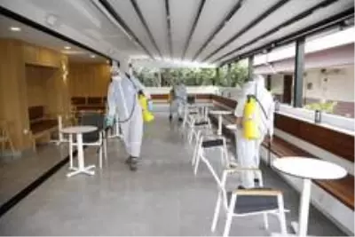 Son dakika haber: Büyükşehir kafe ve restoranları dezenfekte ediyor Son dakika haber: Büyükşehir kafe ve restoranları dezenfekte ediyor