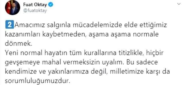Cumhurbaşkanlığı'ndan normalleşme sürecine ilişkin açıklama: Fiziki mesafe, maske ve hijyen olmazsa olmazımız