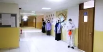 Düzce'de okullarda LGS temizliği
