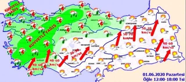 Hava durumu habeler ve son dakika gelişmeleri! Meteoroloji kuvvetli yağış uyarısı yaptı Hava durumu habeler ve son dakika gelişmeleri! Meteoroloji kuvvetli yağış uyarısı yaptı