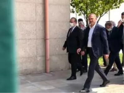 İçişleri Bakanı Soylu şehit cenazesi için Bursa'da