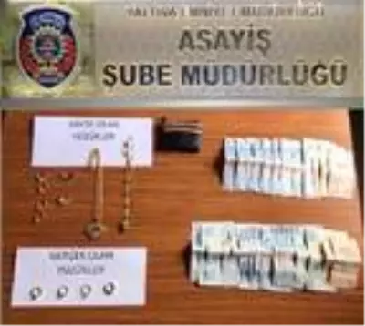 Kuyumcudan 4 tektaş çalan çift tutuklandı