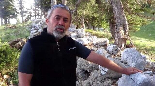 Mantar toplamaya giden adam, 2 bin 800 yıllık tarihi duvar buldu Mantar toplamaya giden adam, 2 bin 800 yıllık tarihi duvar buldu