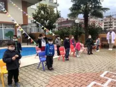 Üsküdar'da anaokulu öğrencileri maketleriyle buluştu