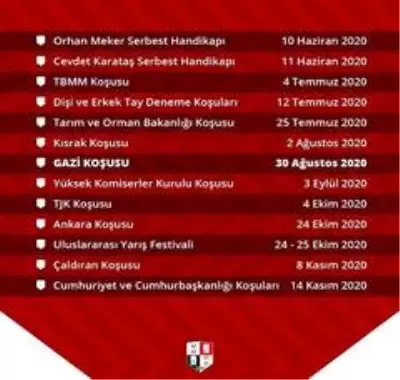 Gazi Koşusu 30 Ağustos'ta yapılacak Gazi Koşusu 30 Ağustos'ta yapılacak