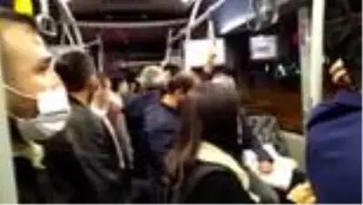 Halk otobüsünde 'kalabalık' tartışması kamerada Halk otobüsünde 'kalabalık' tartışması kamerada