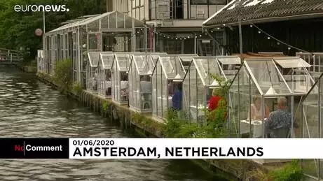 Hollanda’daki restoranlardan Covid-19’a karşı önlem: Açık havada kapalı mekan