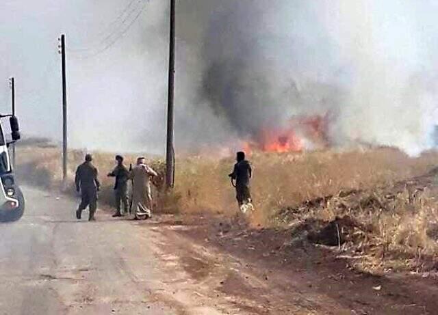 Tarım arazisindeki bu yangın basit bir yangın değil, terörün insanlığa açtığı savaşın delili Tarım arazisindeki bu yangın basit bir yangın değil, terörün insanlığa açtığı savaşın delili