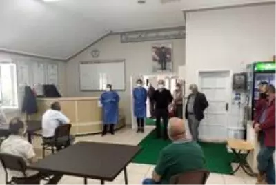 Taşıyıcı esnafı'na sağlık çalışanları eğitim verdi Taşıyıcı esnafı'na sağlık çalışanları eğitim verdi