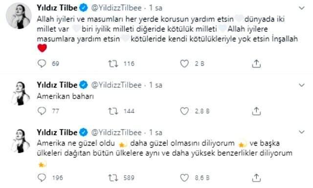 Yıldız Tilbe'den George Floyd eylemleri ile ilgili paylaşım: ABD ne güzel oldu