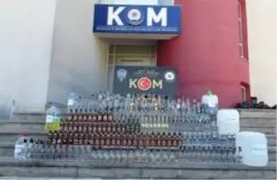 Adana'da kaçak içki operasyonu