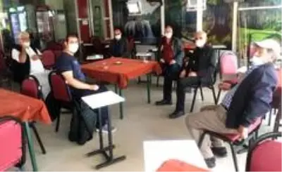Oral'dan kepenk açan esnafa ziyaret
