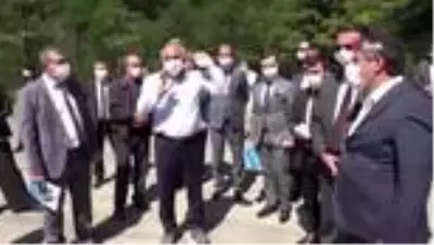 Sümela Manastırı ve Altındere Vadisi'nde yapılan çalışmaları yerinde incelediler Sümela Manastırı ve Altındere Vadisi'nde yapılan çalışmaları yerinde incelediler
