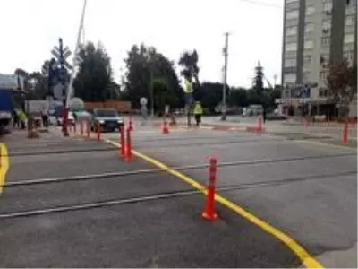 Tarsus'taki hemzemin geçitlerde bakım çalışması