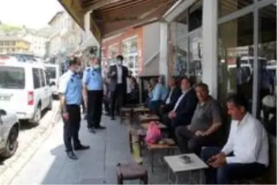 Zabıta ekipleri korona için sokakta