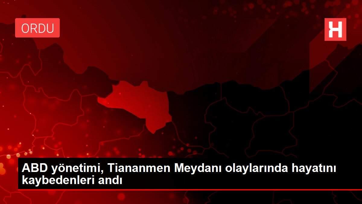 ABD yönetimi, Tiananmen Meydanı olaylarında hayatını kaybedenleri andı ABD yönetimi, Tiananmen Meydanı olaylarında hayatını kaybedenleri andı