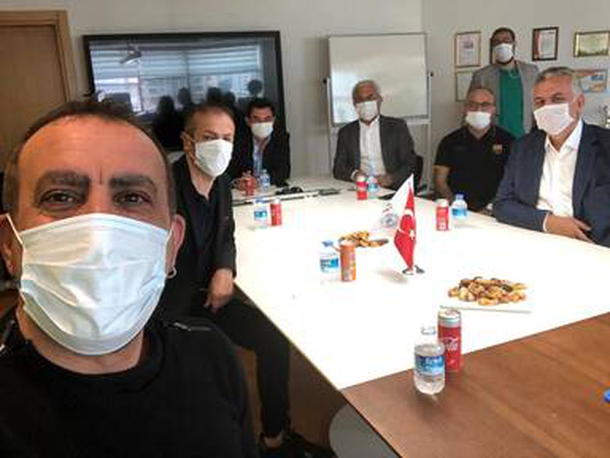 Doğa Koleji Yönetim Kurulu Başkani Özeren'e, Haluk Levent'ten ziyaret