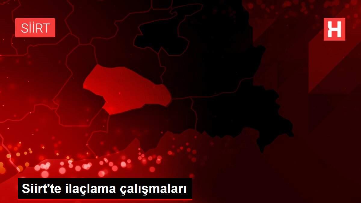 Siirt'te ilaçlama çalışmaları Siirt'te ilaçlama çalışmaları