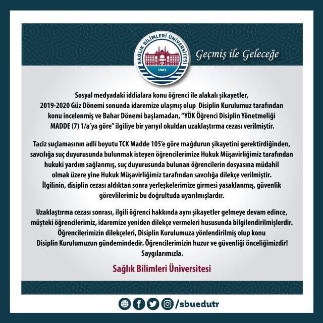 Skandal taciz olayı! Kız öğrenciler sosyal medyadan ifşa edince üniversite olaya el attı Skandal taciz olayı! Kız öğrenciler sosyal medyadan ifşa edince üniversite olaya el attı