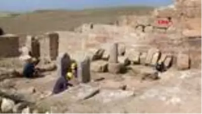 DİYARBAKIR Zerzevan Kalesi'nde sosyal mesafeli ve maskeli kazı dönemi DİYARBAKIR Zerzevan Kalesi'nde sosyal mesafeli ve maskeli kazı dönemi