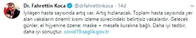 Son Dakika: Türkiye'de 5 Haziran günü koronavirüsten 18 kişi vefat etti, 930 yeni vaka tespit edildi Son Dakika: Türkiye'de 5 Haziran günü koronavirüsten 18 kişi vefat etti, 930 yeni vaka tespit edildi