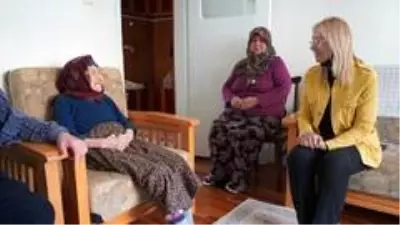 105 yaşında ilk kez bir belediye başkanını misafir etti
