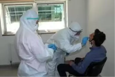 Asker adaylarına korona virüs testleri yapıldı Asker adaylarına korona virüs testleri yapıldı