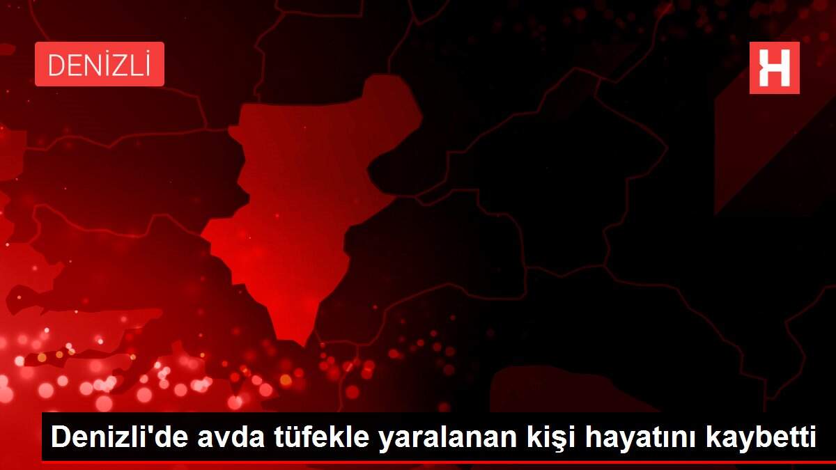 Denizli'de avda tüfekle yaralanan kişi hayatını kaybetti