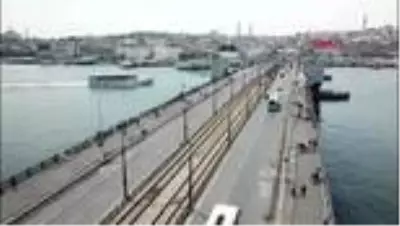 galata koprusu nde balik tutanlar havadan goruntulendi haberler