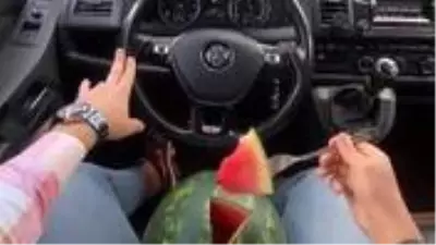 Karpuzlu trafik magandası trafiktekilerin canını hiçe saydı Karpuzlu trafik magandası trafiktekilerin canını hiçe saydı