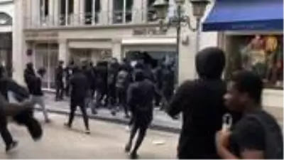 Avrupa Birliği'nin merkezi olan kentteki lüks mağazalar yağmalandı Avrupa Birliği'nin merkezi olan kentteki lüks mağazalar yağmalandı
