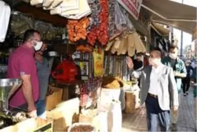Vali Demirtaş'tan esnafa uyarı Vali Demirtaş'tan esnafa uyarı