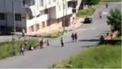 Arnavutköy'de dehşet anı kamerada Arnavutköy'de dehşet anı kamerada