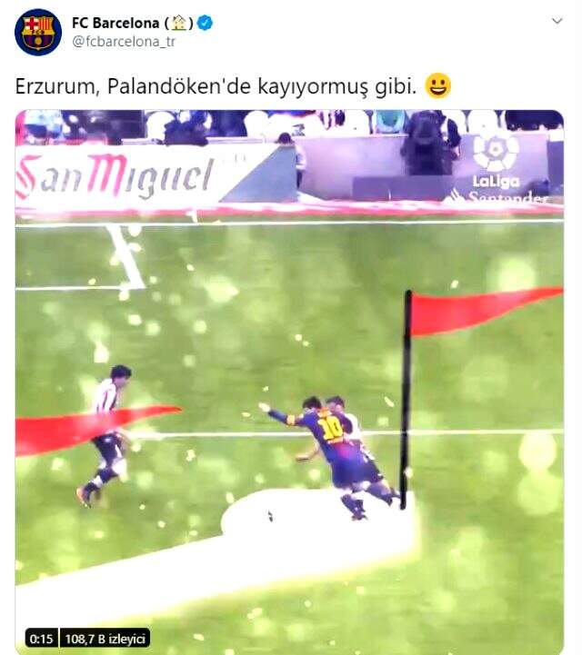 Barcelona'nın Palandöken paylaşımına Erzurum Büyükşehir Belediyesi'nden yanıt: Sizi ağırlamak isteriz