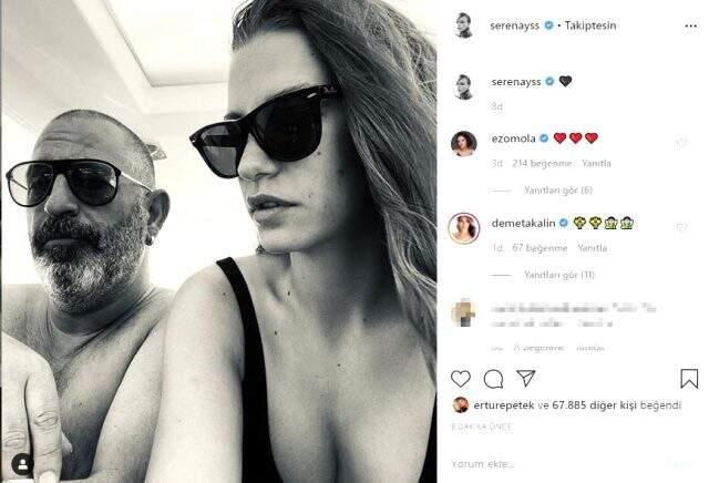 Bodrum'da tatil yapan Serenay Sarıkaya ve Cem Yılmaz çifti, aşka geldi Bodrum'da tatil yapan Serenay Sarıkaya ve Cem Yılmaz çifti, aşka geldi