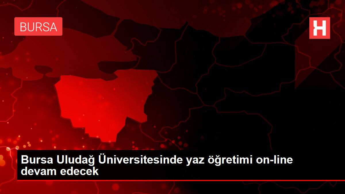 Bursa Uludağ Üniversitesinde yaz öğretimi on-line devam edecek