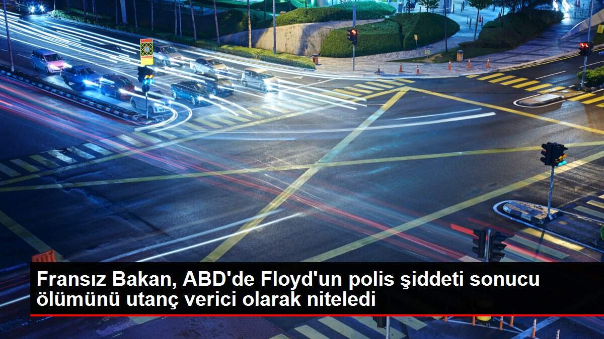 Fransız Bakan, ABD'de Floyd'un polis şiddeti sonucu ölümünü utanç verici olarak niteledi